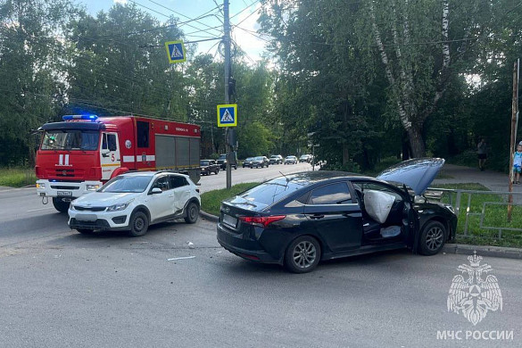 В Иванове при столкновении двух авто пострадал человек